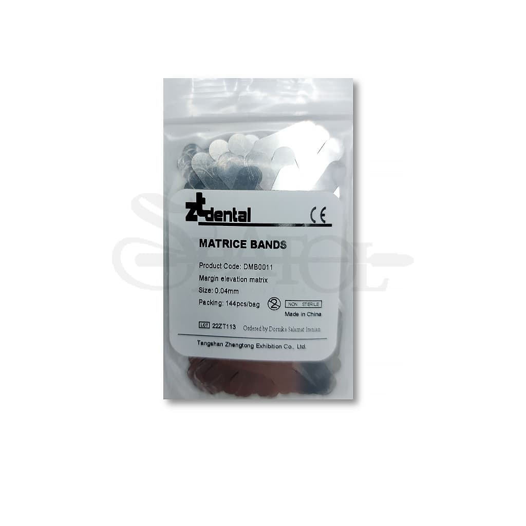 نوار ماتریکس مارجین (144عددی) Matrix band Margine Elevation برند zt dental