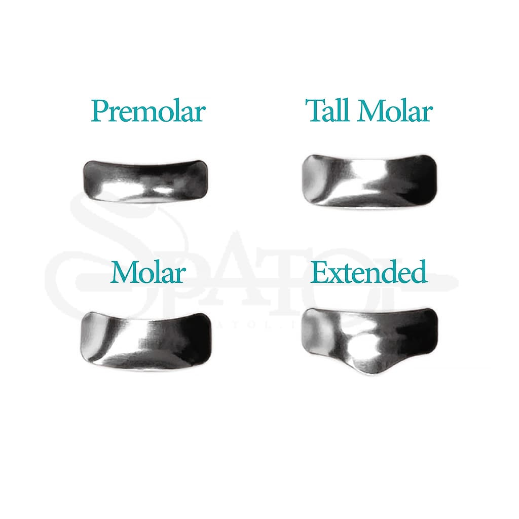 نوار ماتریکس سکشنال بدون سوراخ Sectional Matrix Band برند Zt Dental