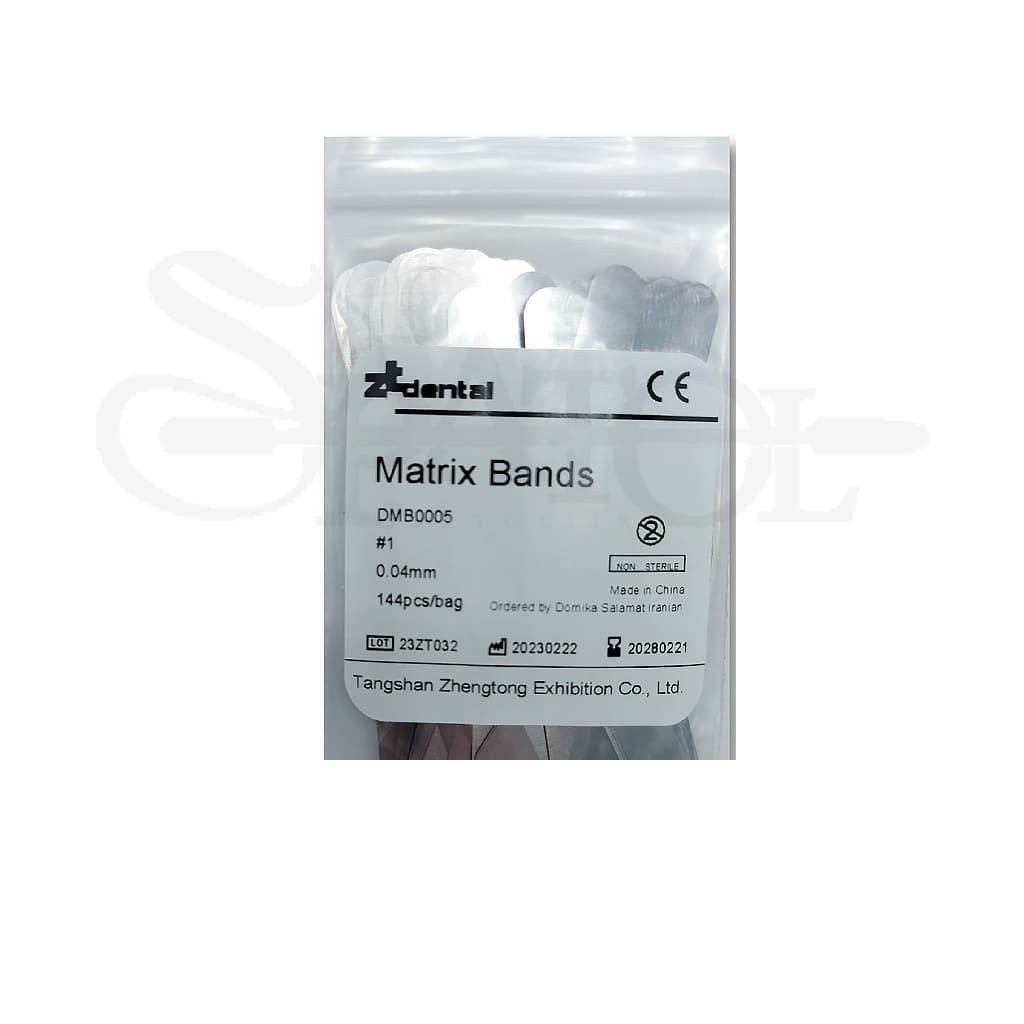 نوار ماتریکس بزرگسال (144عددی)Matrix Standard band برند Zt Dental