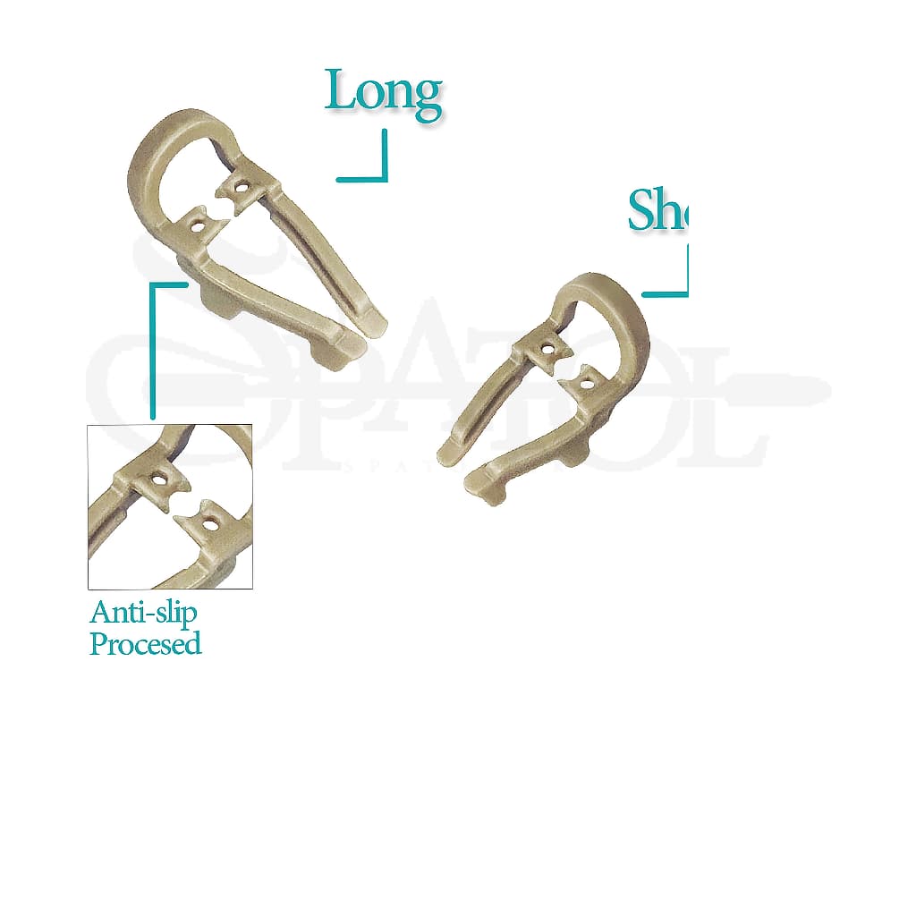 کلمپ رزینی دیستال رابردم Distal extension Resin Ruberdam clamps برند Zt Dental — تصویر ۳