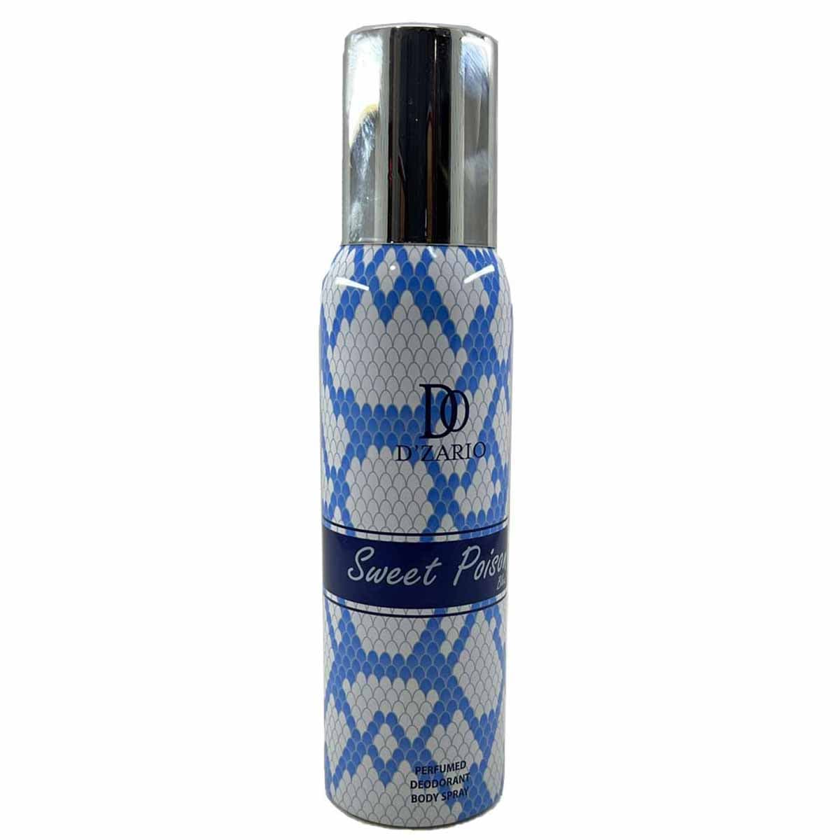 اسپری بدن دئودرانت مدل Sweet Poison Bleu دزاریو اماراتی 200 میلی لیتر
