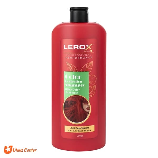 شامپو تثبیت کننده رنگ موی سر لروکس 550 گرم — تصویر ۲