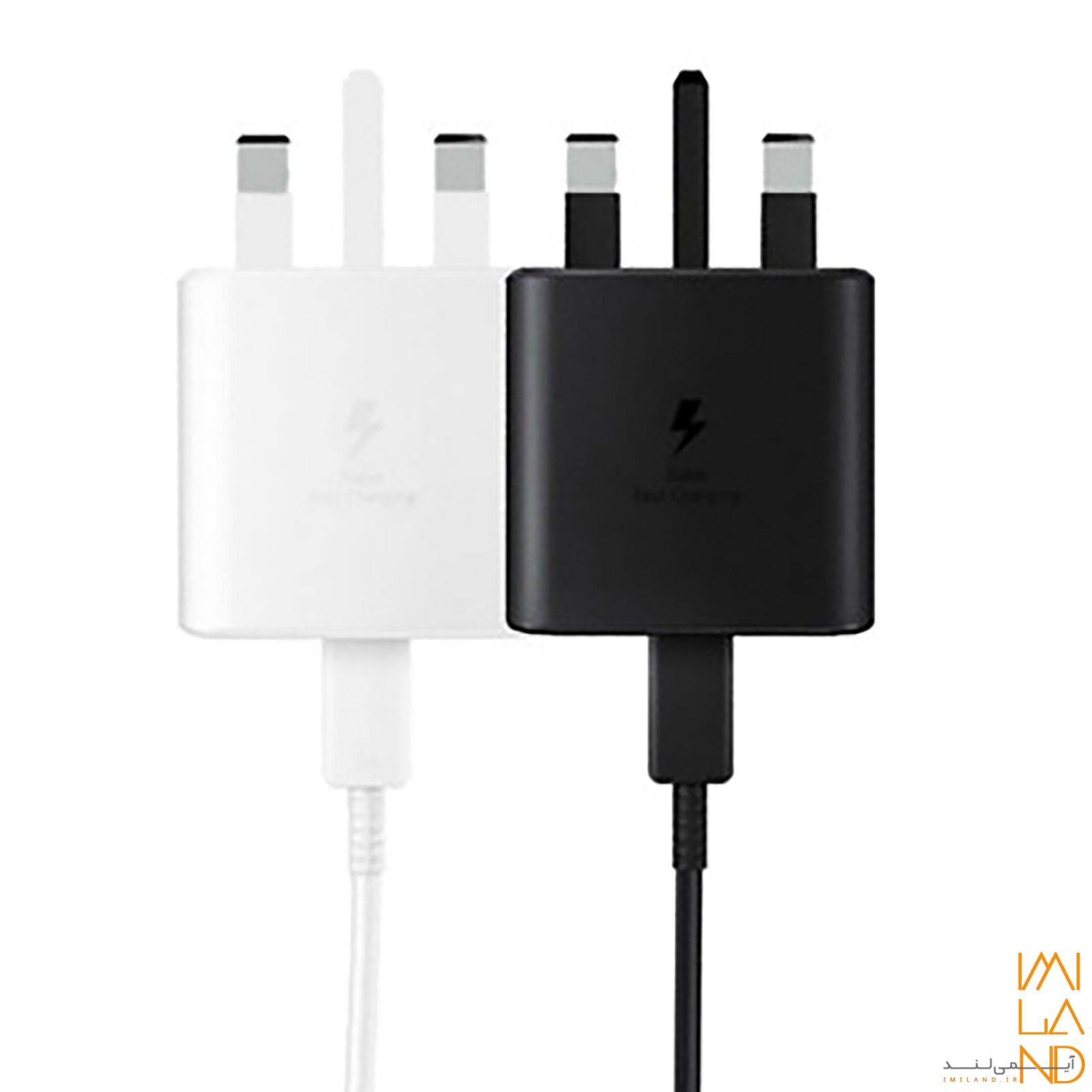 شارژر 45 وات سامسونگ شرکتی درجه یک به همراه کابل تبدیل USB-C