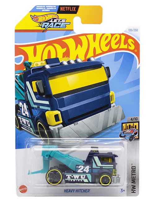 ماشین دکوری مدل Heavy Hitcher Blue برند Hot Wheels