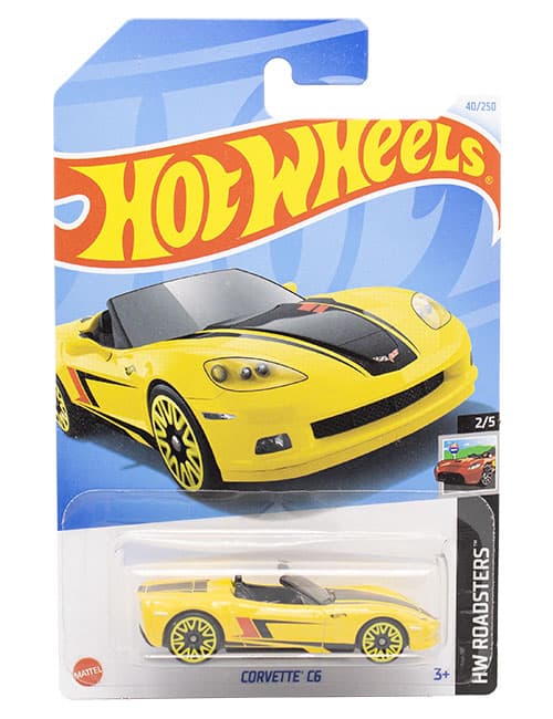 ماشین دکوری مدل Corvette C6 برند Hot Wheels