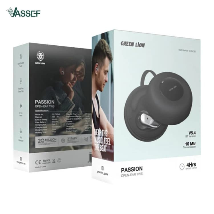 ایرپاد گرین لاین مدل Green Lion Passion Open-Ear TWS | Passion Open-Ear TWS