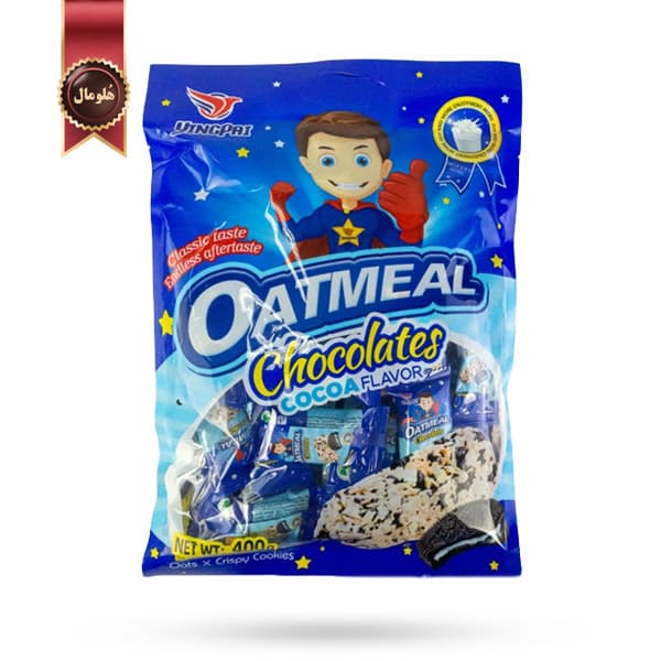 شکلات غلات اوت میل Oat meal با طعم اورئو مدل YINGPAI وزن 400 گرم (اورجینال)