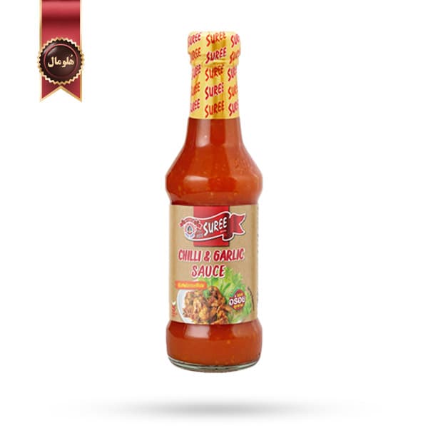 سس سورِی Suree مدل چیلی و سیر Chilli and Garlic وزن 300 گرم (اورجینال)