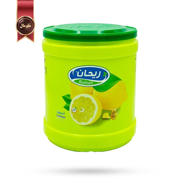 پودر شربت ریحان Reihan مدل لیمو Lemon وزن 900 گرم (اورجینال)