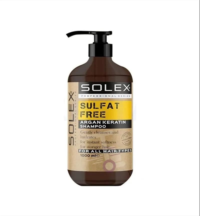 شامپو بدون سولفات سولکس Solex مدل Argan Keratin