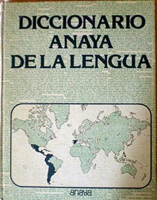 کتاب اسپانیایی Diccionario Anaya de la lengua