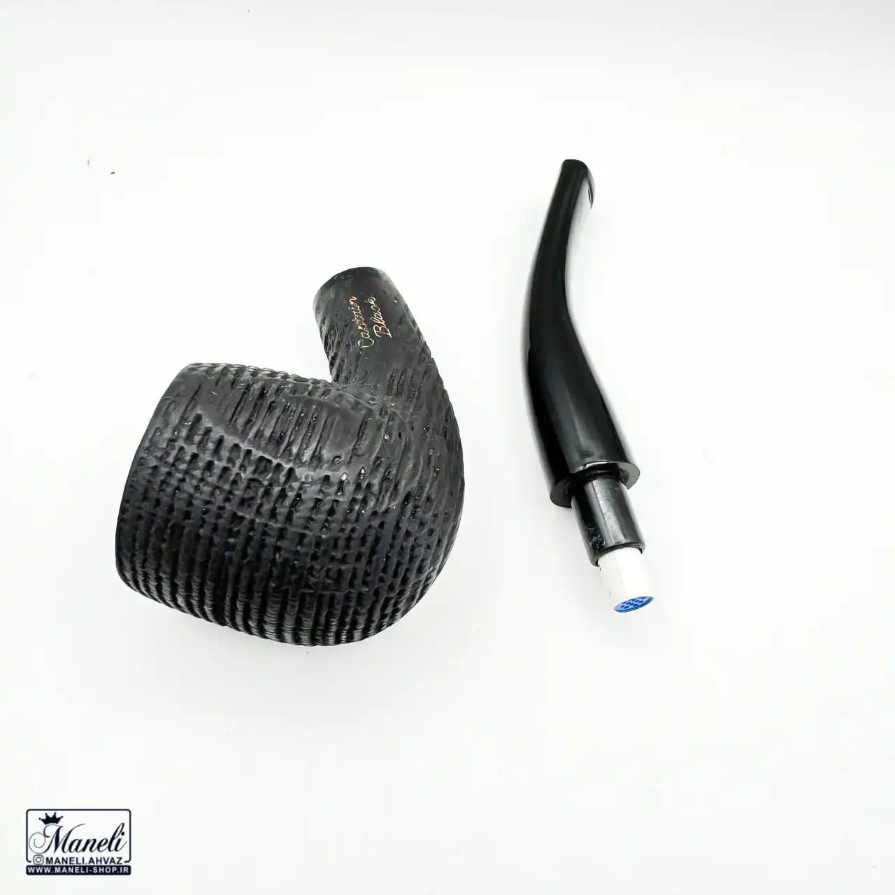 پیپ چوبی مشکی Capitan Black طرح دار 14030549 — تصویر ۵