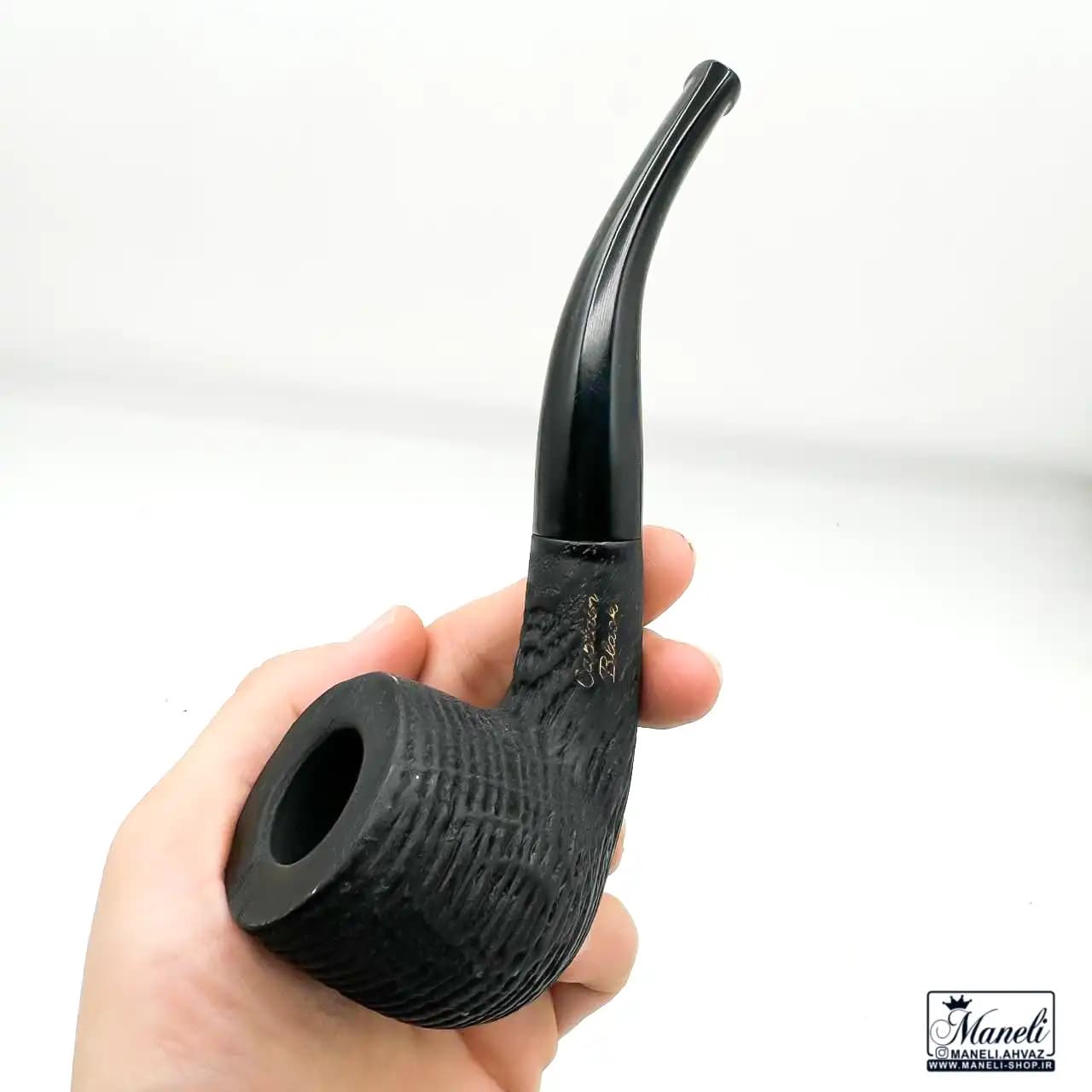 پیپ چوبی مشکی Capitan Black طرح دار 14030549 — تصویر ۲