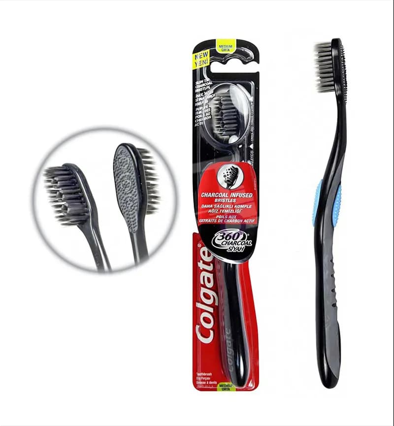 مسواک کلگیت colgate مدل 360 زغالی
