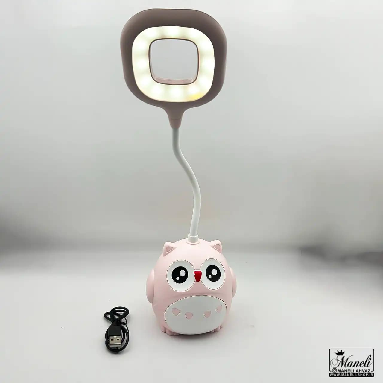 چراغ مطالعه LED جغد | بارنگ های جذاب | جا مدادی 140304104 — تصویر ۷