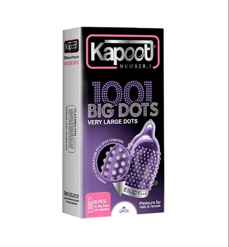 کاندوم کاپوت Kapoot مدل Big Dots