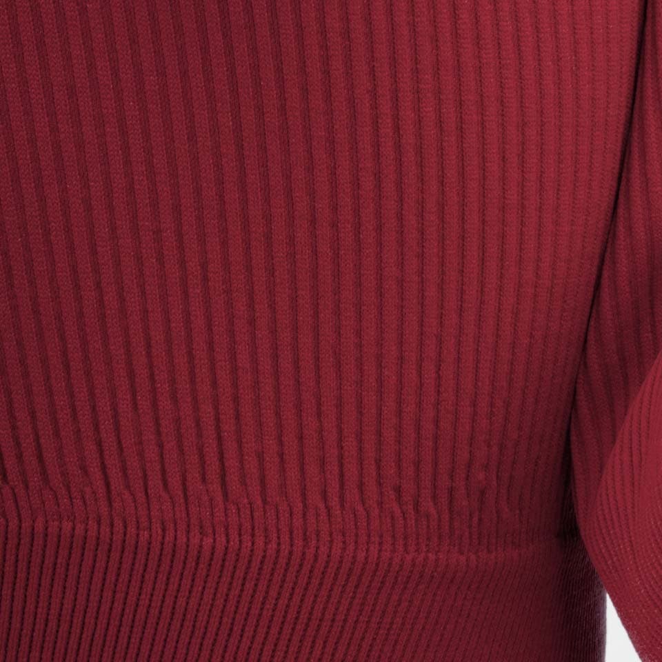 ست نیم تنه و لگ سیملس کبریتی زنانه کد 406093 — تصویر ۴