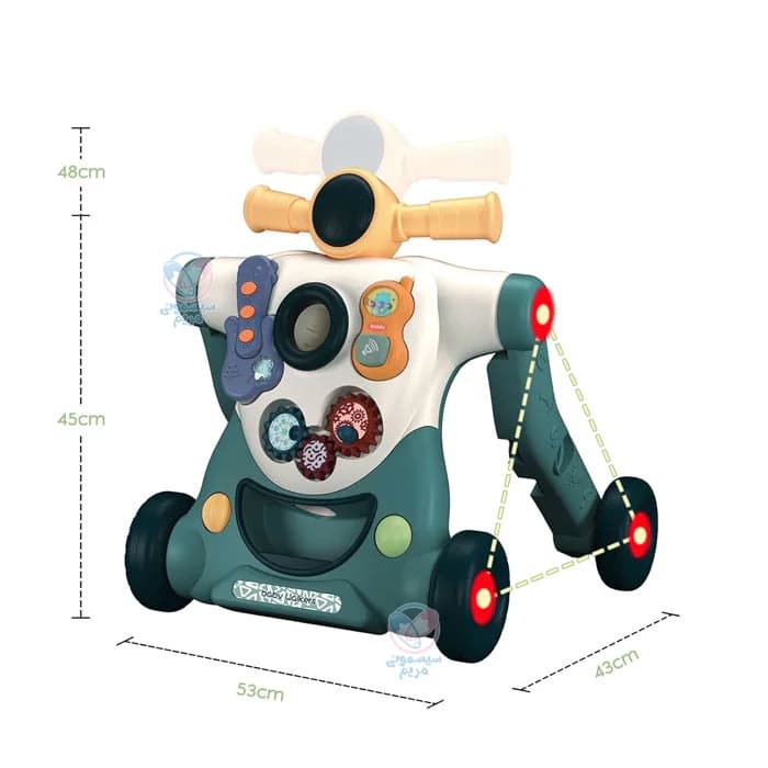 واکر چند کاره موزیکال Baby Walker 6029 — تصویر ۲