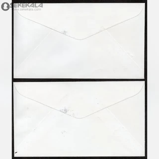 2 عدد پاکت پستی مهر روز واتیکان 1970 — تصویر ۲