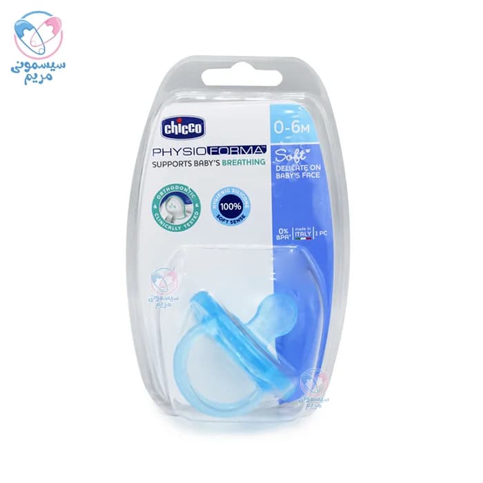 پستانک تکی سیلیکونی 0 تا 6 ماه چیکو Chicco — تصویر ۲