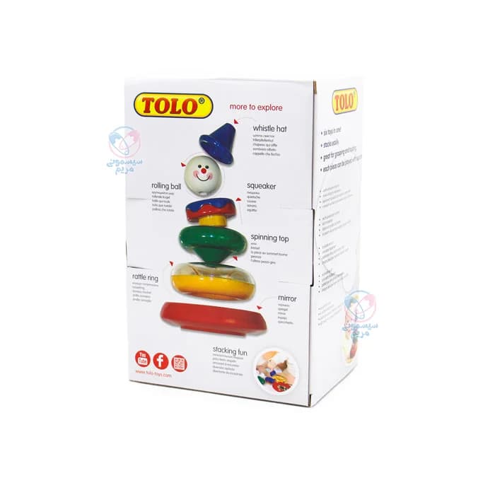 دلقک پازل حلقه ای تولو Tolo 89370 — تصویر ۵