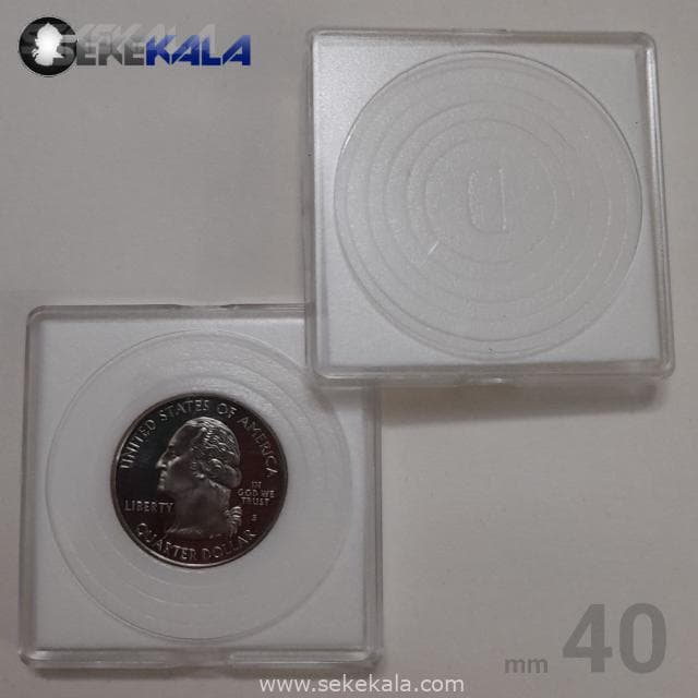 کپسول نگهدارنده سکه مربع فوم دار (MINGT) — تصویر ۳