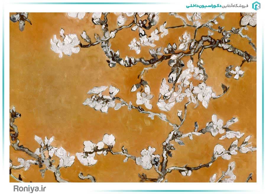پوستر دیواری گل آبرنگی کد 3DF-178