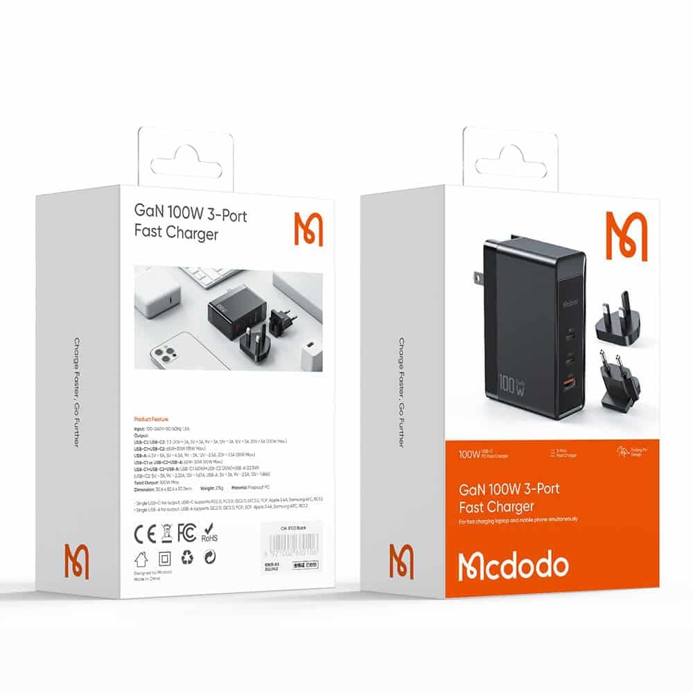 شارژر مک دودو MACDODO CH-8101 PRO100W — تصویر ۴