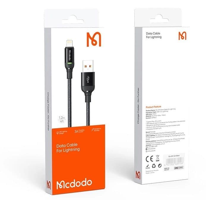 کابل شارژ لایتنینگ مک دودو MACDODO CA-4600 — تصویر ۴