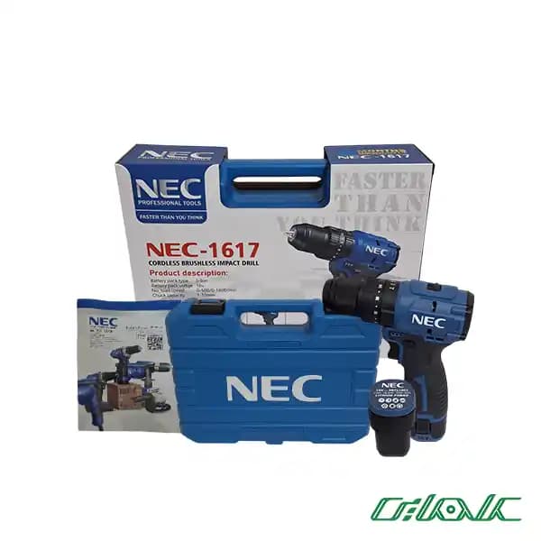 دریل شارژی چکشی ان ای سی (NEC) مدل 1617 — تصویر ۸