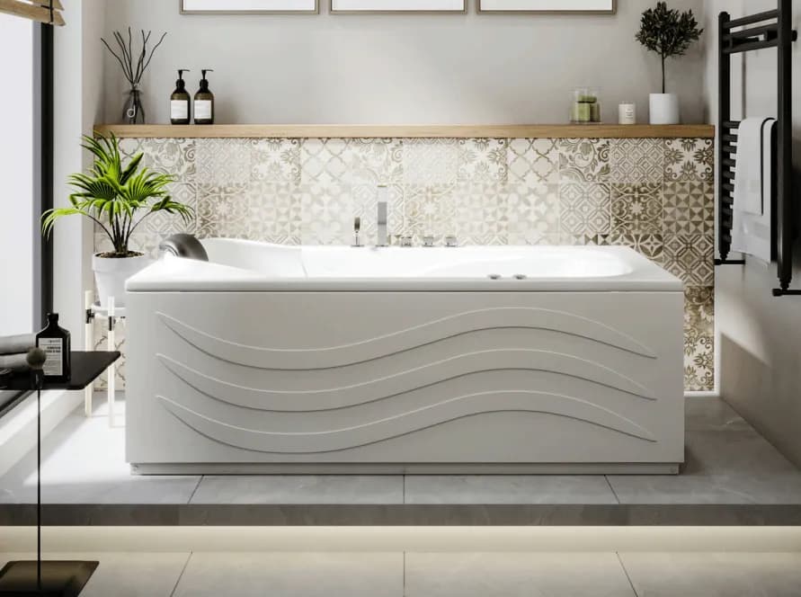 وان حمام یک‌نفره آرکا مدل A-BA204 ابعاد 60*75*170 — تصویر ۲