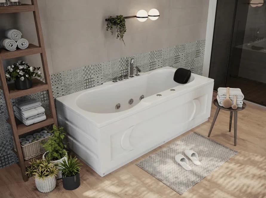 وان حمام یک‌نفره آرکا مدل A-BA203 ابعاد 57*70*170 — تصویر ۲