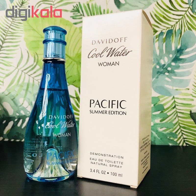 تستر ادو تویلت زنانه داویدف مدل Cool Water Pacific Summer Edition حجم 100 میلی لیتر — تصویر ۲
