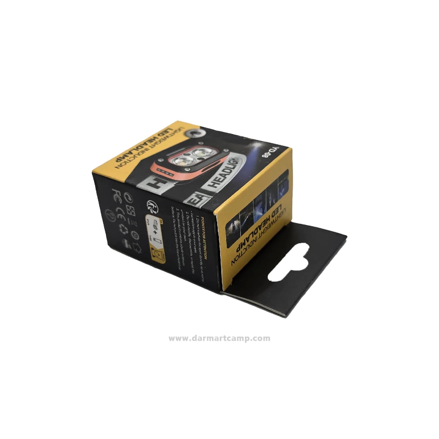 چراغ پیشانی/ هدلایت شارژی T-150 — تصویر ۴