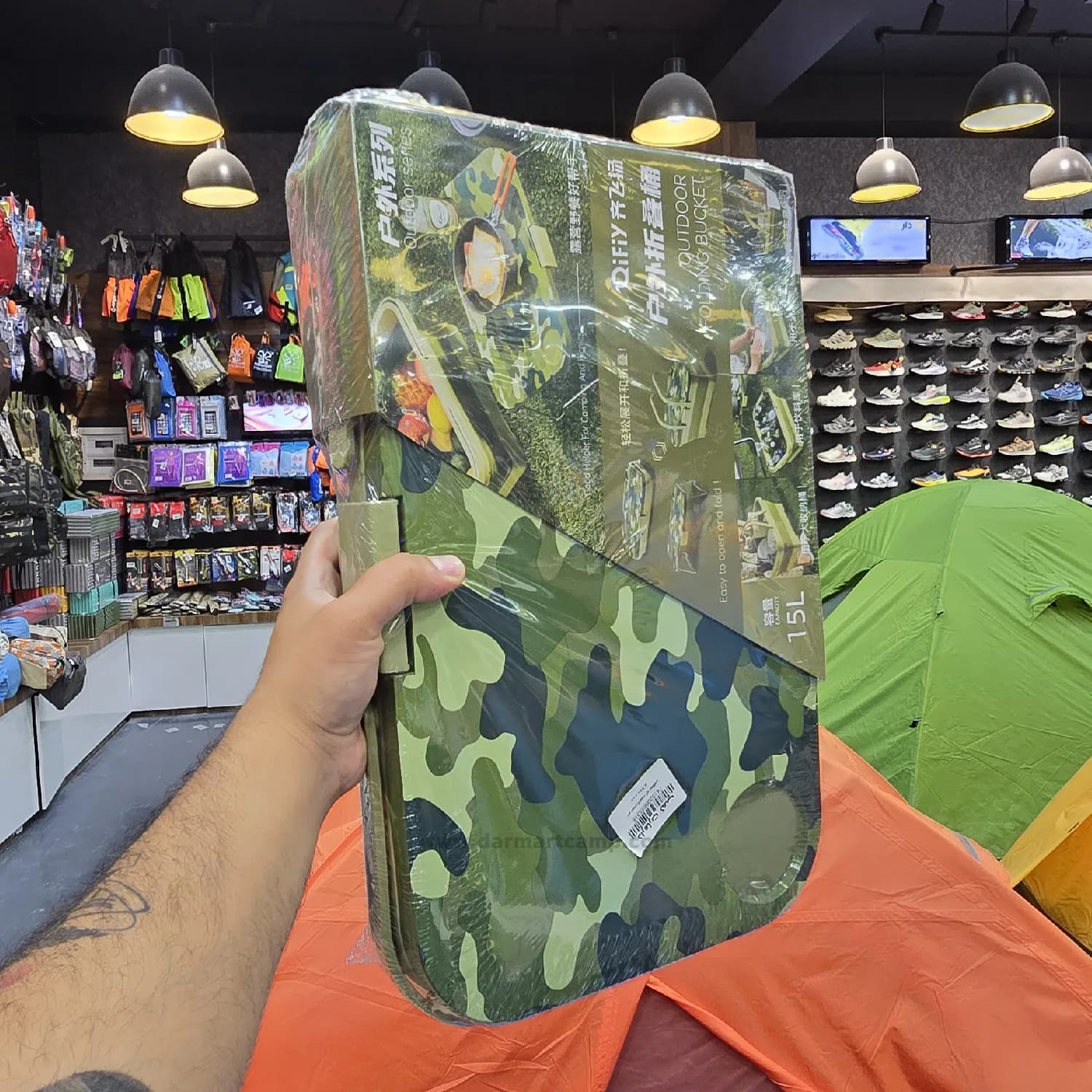 میز سبد دار تاشو چندکاره سیلیکونی — تصویر ۵