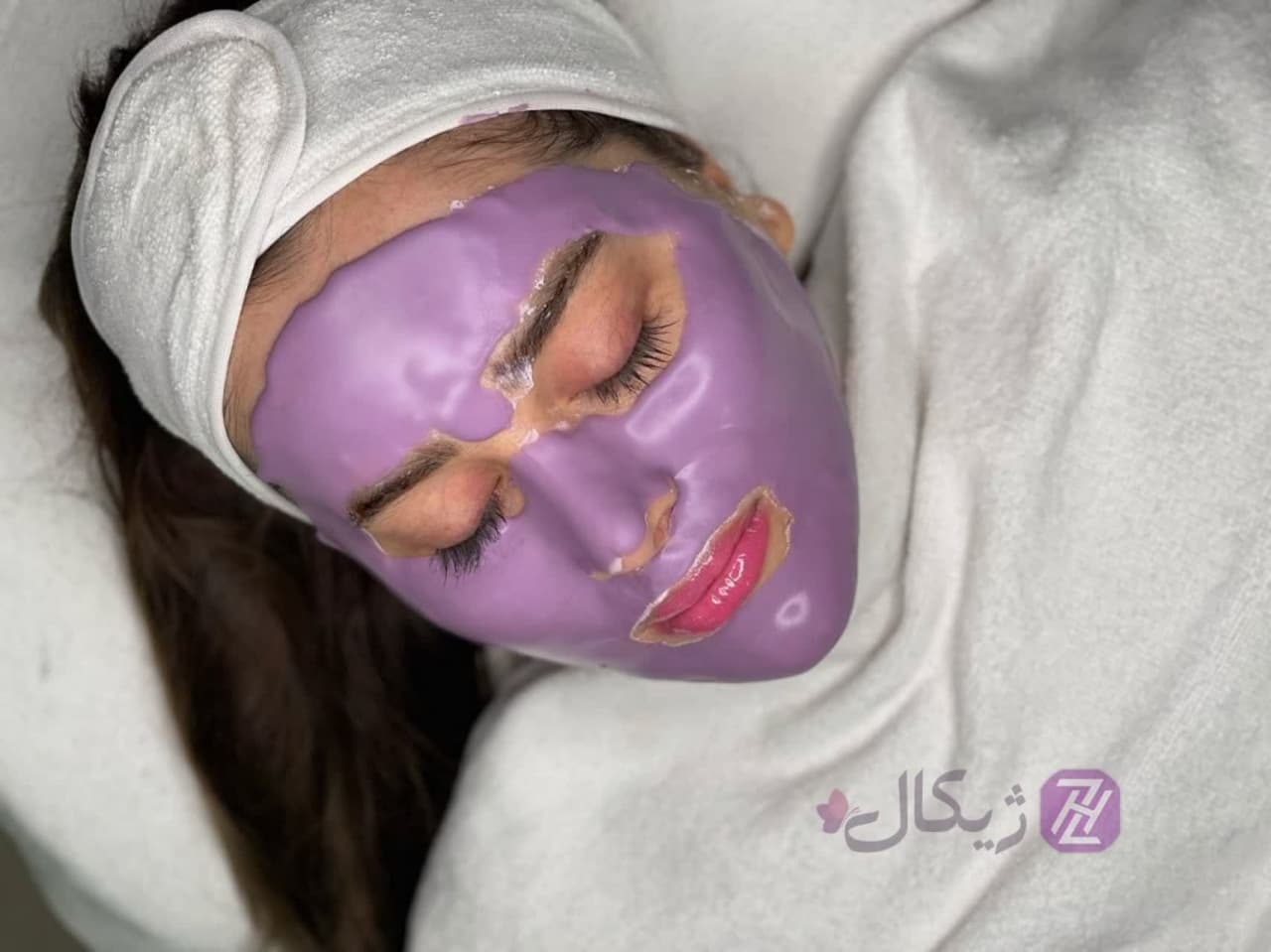 ماسک پودری لاتکسی لکسینا عصاره اسطوخودوس LEXINA حجم 250 و500 گرم — تصویر ۴