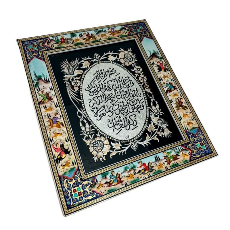 تابلو قلم زنی چوگان 30در40 ون یکاد — تصویر ۷
