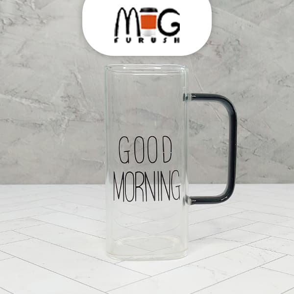 ماگ پیرکس مکعبی Good Morning — تصویر ۲