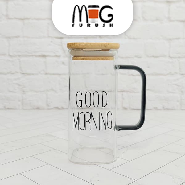 ماگ پیرکس مکعبی Good Morning — تصویر ۳