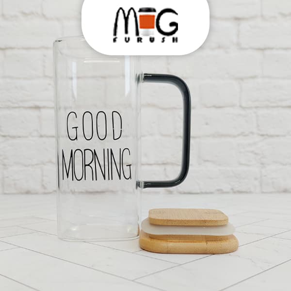 ماگ پیرکس مکعبی Good Morning — تصویر ۴