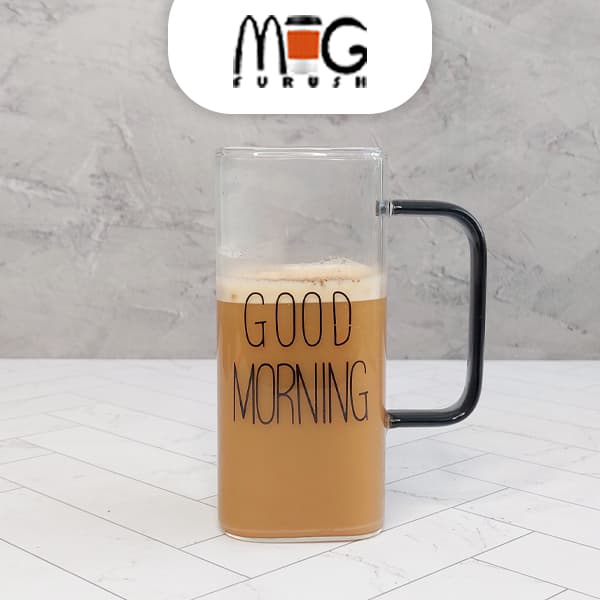 ماگ پیرکس مکعبی Good Morning