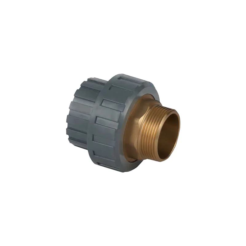 مهره ماسوره یکسر مغزی استیل 63 UPVC پیمتاش