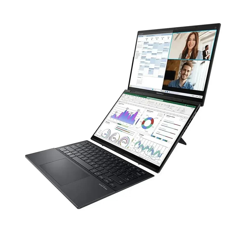 لپ تاپ ایسوس Asus ZenBook DOU | Core i7-10510U | 16G | 1TB | Intel UHD | 13.5”FHD Dual Screen (استوک) — تصویر ۲