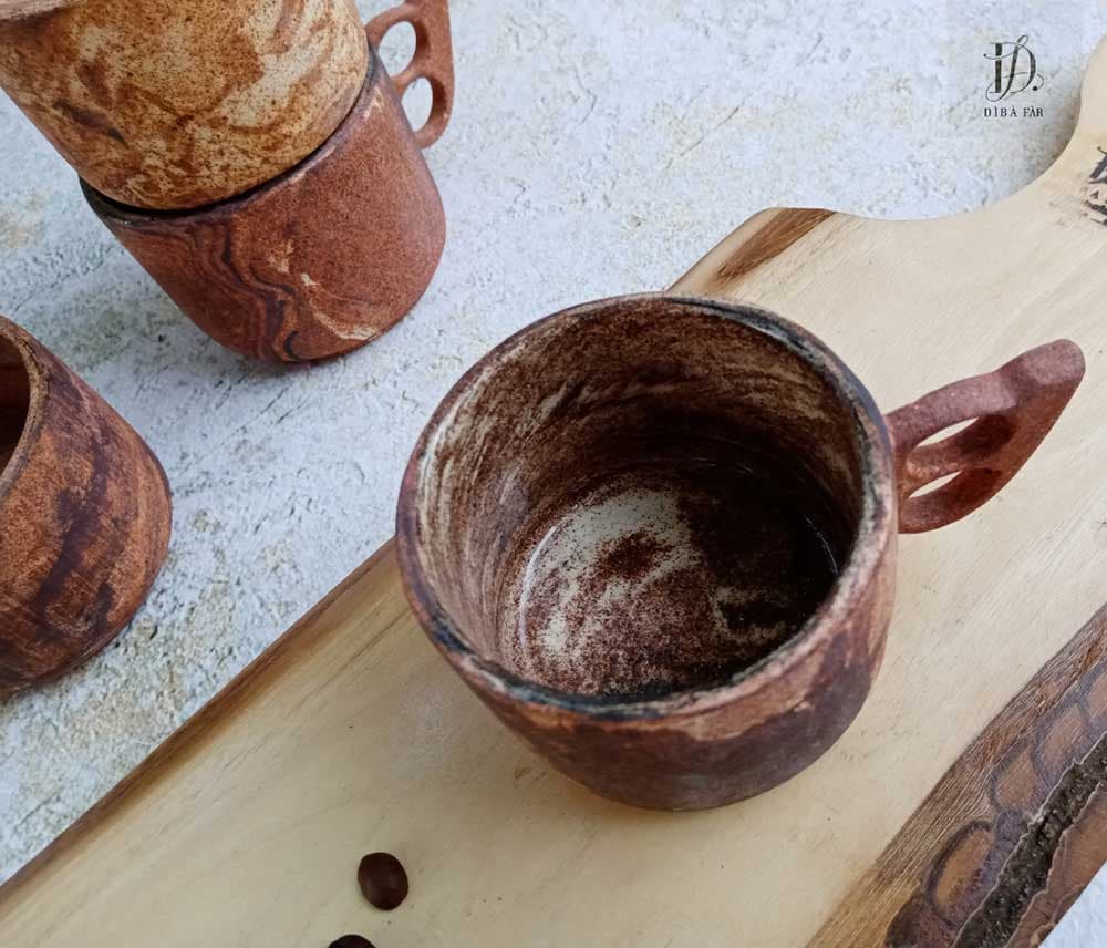 فنجان آمریکانو طرح هرمز سرخ — تصویر ۵
