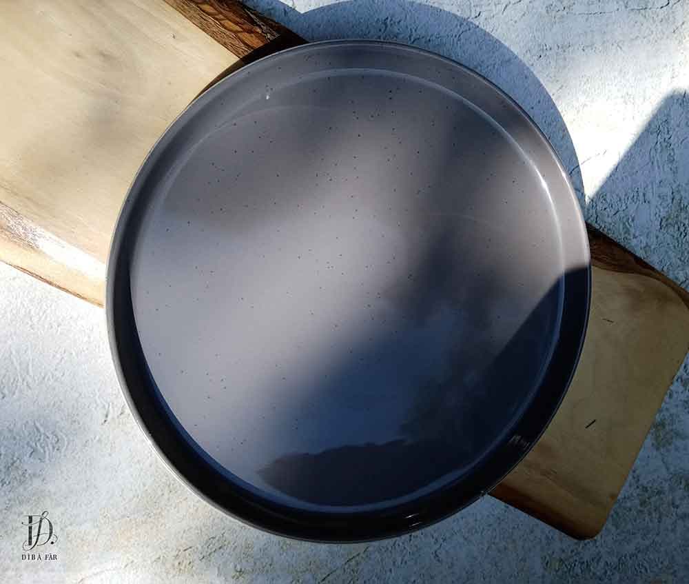 ظرف سرو گرد