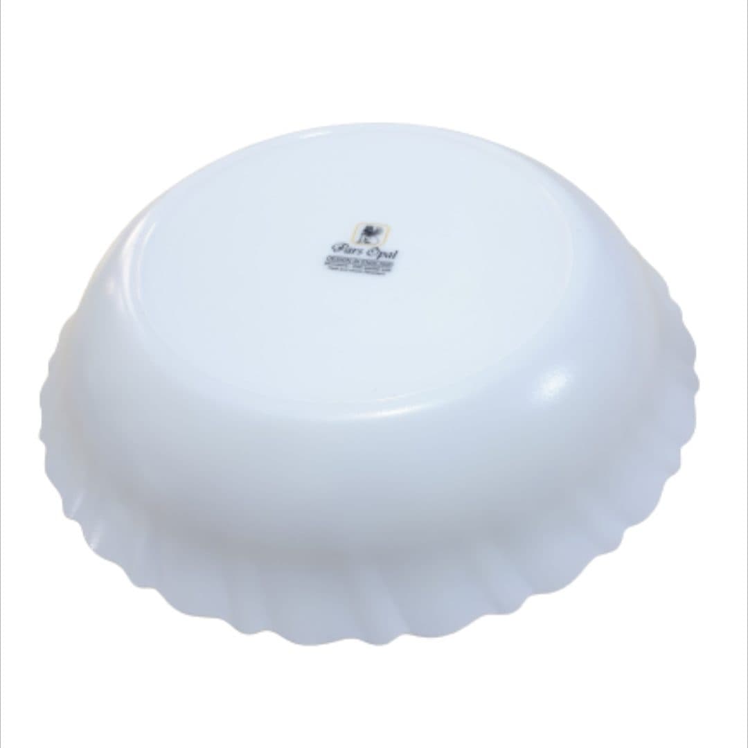 دیس گرد گود (مرغ خوری) پارس اپال مدل لیندا کد 124 بسته 4 عددی — تصویر ۳