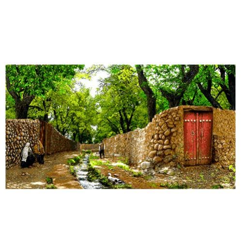 طرح منظره کوچه باغ باصفا کد 23021