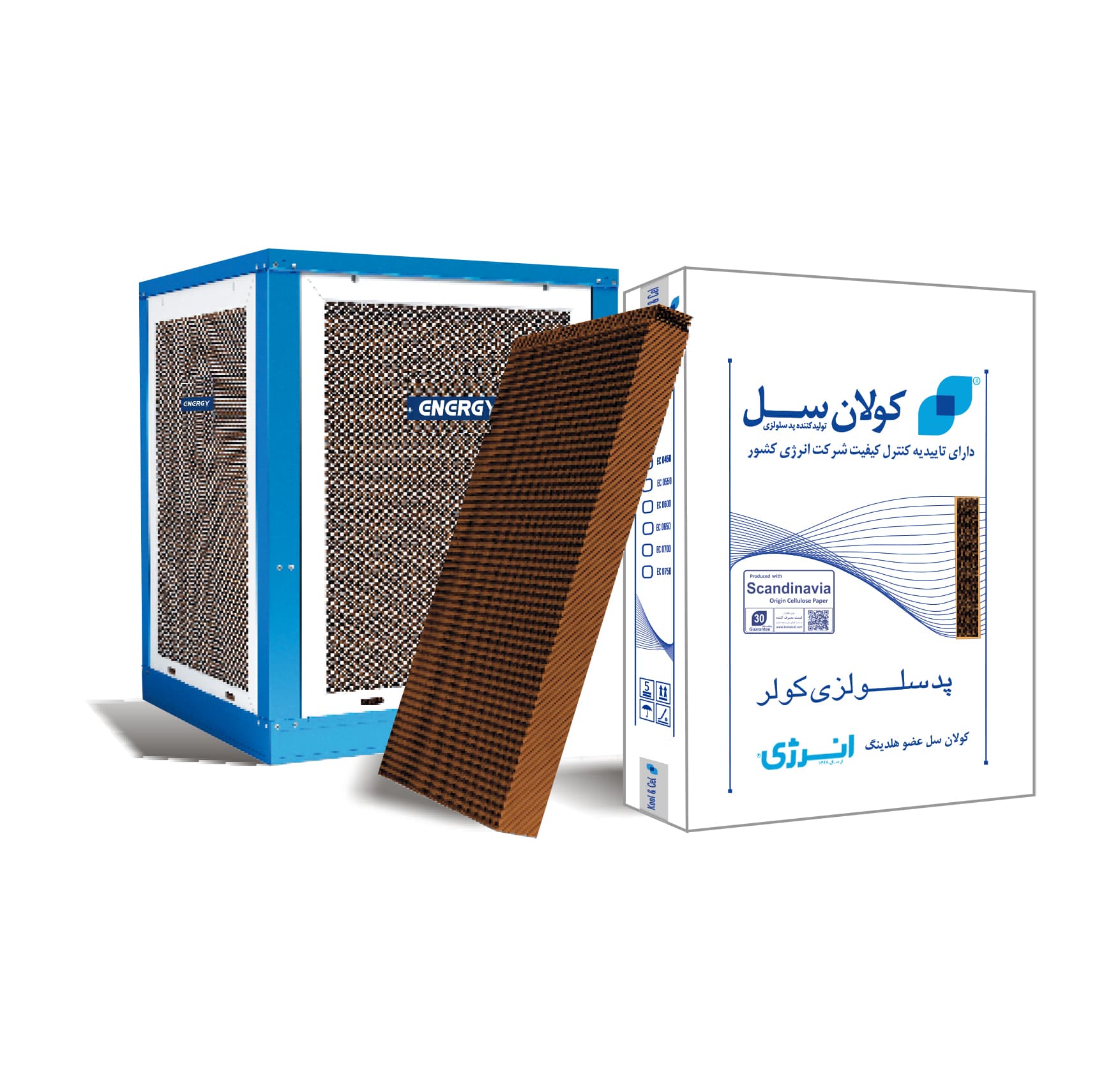پد سلولزی کولان سل 11000 ابعاد (101 | 81.5 | 7.5) ست کامل (3 عددی) — تصویر ۲