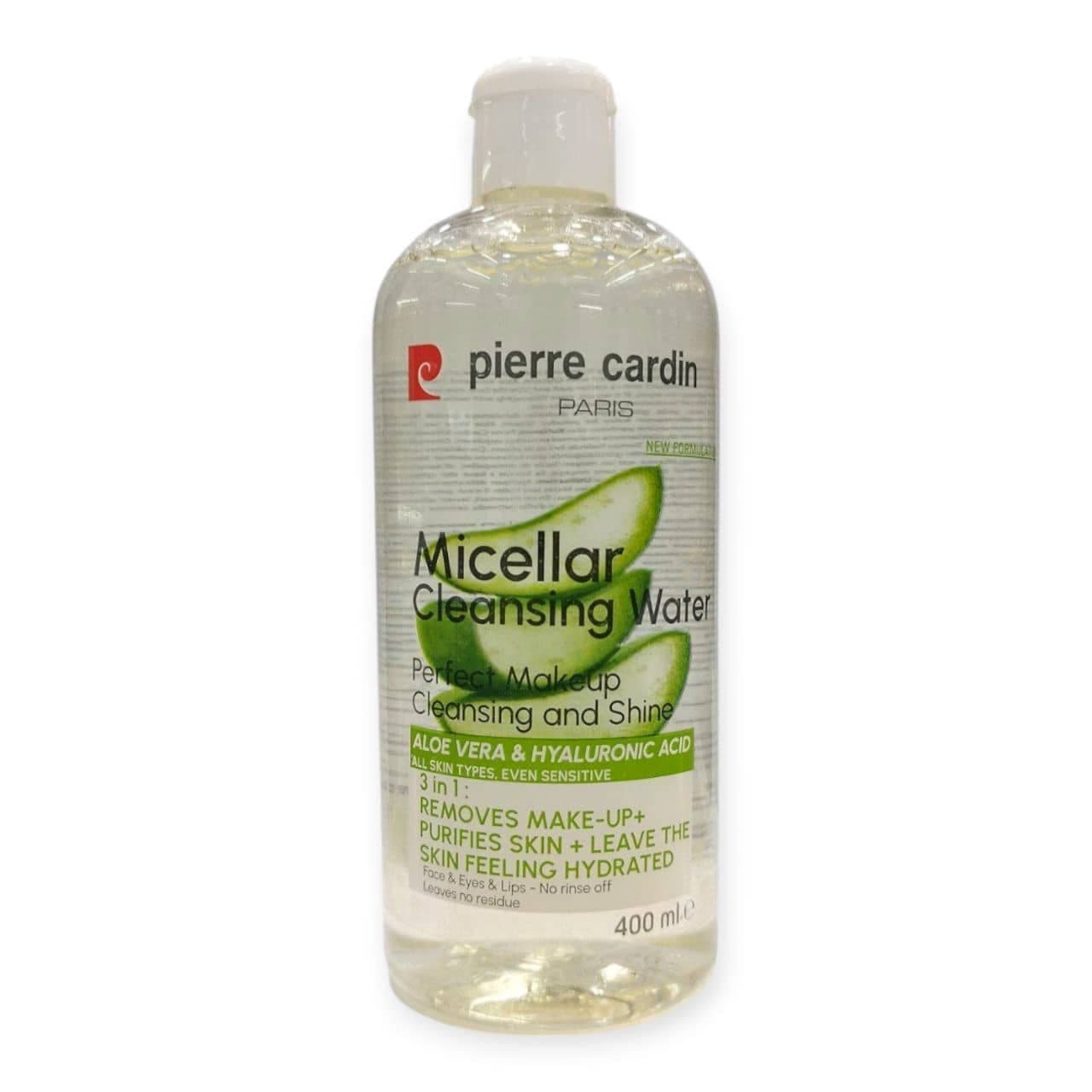 میسلار واتر هیالورونیک و آلوئه ورا پیرکاردین pierre cardin حجم 400 میل