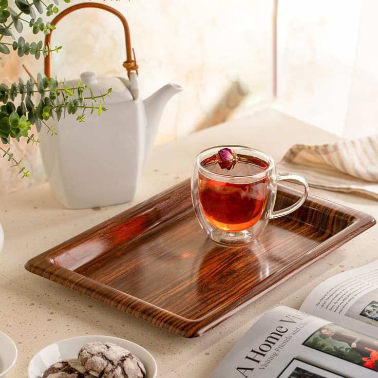 سینی مستطیل متوسط طرح چوب بدون دسته فرشکیپس (24)
